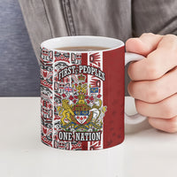 Canada Day Indigenous First Nations Ceramic Mug Tribal Haida Totem Art One Nation
