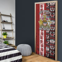 Canada Day Indigenous First Nations Door Cover Tribal Haida Totem Art One Nation