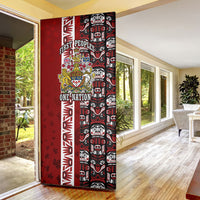 Canada Day Indigenous First Nations Door Cover Tribal Haida Totem Art One Nation