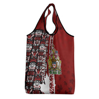 Canada Day Indigenous First Nations Grocery Bag Tribal Haida Totem Art One Nation