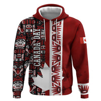 Canada Day Indigenous First Nations Hoodie Tribal Haida Totem Art One Nation