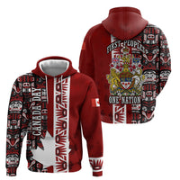Canada Day Indigenous First Nations Hoodie Tribal Haida Totem Art One Nation