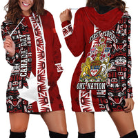 Canada Day Indigenous First Nations Hoodie Dress Tribal Haida Totem Art One Nation