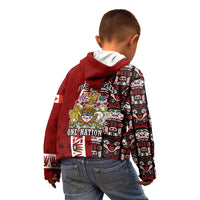 Canada Day Indigenous First Nations Kid Hoodie Tribal Haida Totem Art One Nation
