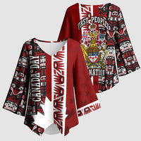 Canada Day Indigenous First Nations Kimono Sleeve Blouse Tribal Haida Totem Art One Nation