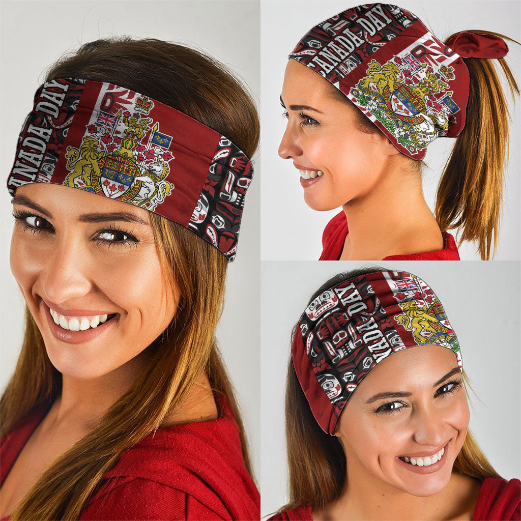 Canada Day Indigenous First Nations Neck Gaiter Tribal Haida Totem Art One Nation