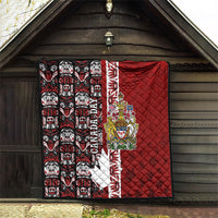 Canada Day Indigenous First Nations Quilt Tribal Haida Totem Art One Nation