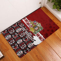 Canada Day Indigenous First Nations Rubber Doormat Tribal Haida Totem Art One Nation