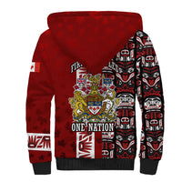 Canada Day Indigenous First Nations Sherpa Hoodie Tribal Haida Totem Art One Nation