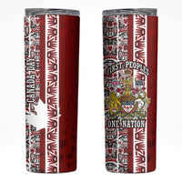 Canada Day Indigenous First Nations Skinny Tumbler Tribal Haida Totem Art One Nation