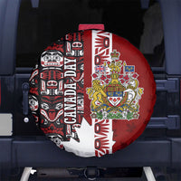 Canada Day Indigenous First Nations Spare Tire Cover Tribal Haida Totem Art One Nation