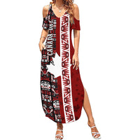 Canada Day Indigenous First Nations Summer Maxi Dress Tribal Haida Totem Art One Nation