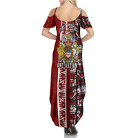 Canada Day Indigenous First Nations Summer Maxi Dress Tribal Haida Totem Art One Nation