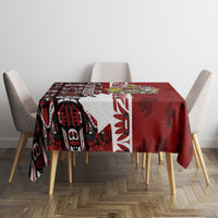 Canada Day Indigenous First Nations Tablecloth Tribal Haida Totem Art One Nation