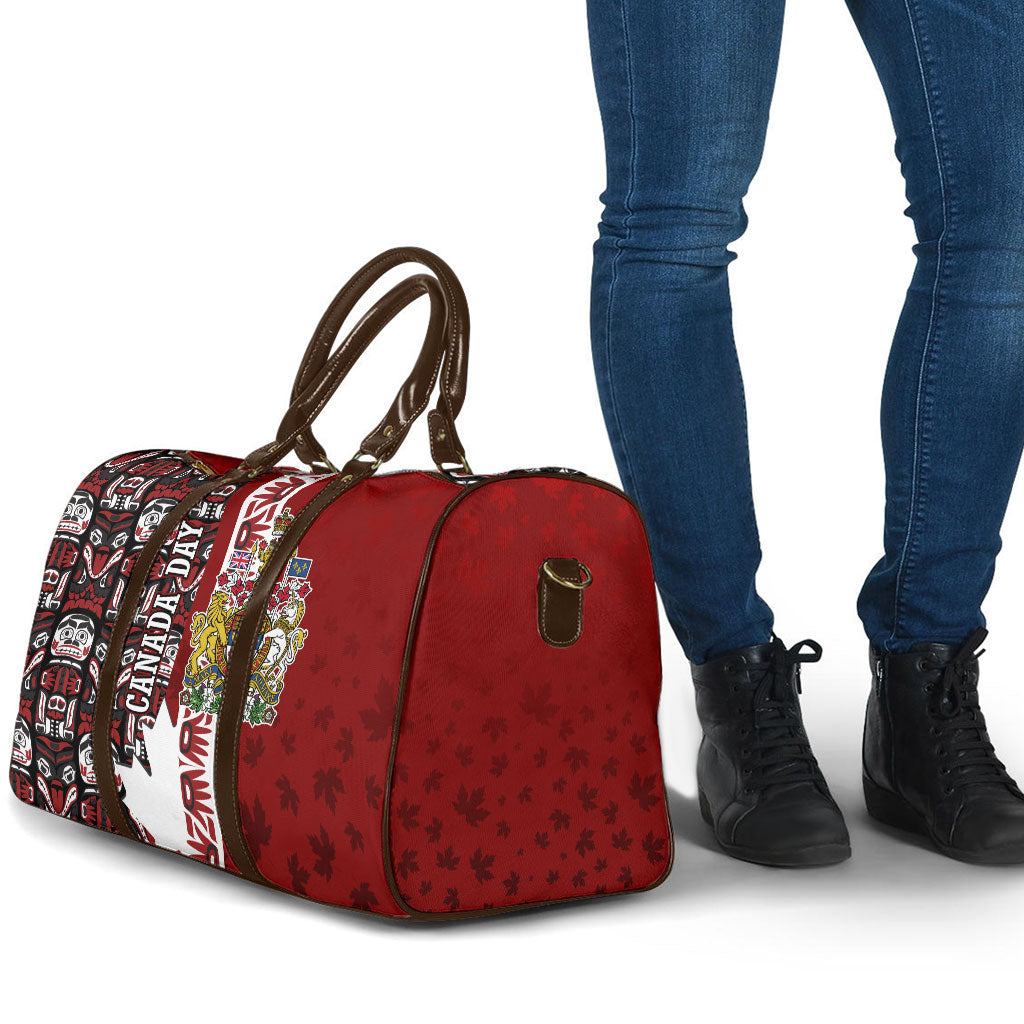 Canada Day Indigenous First Nations Travel Bag Tribal Haida Totem Art One Nation