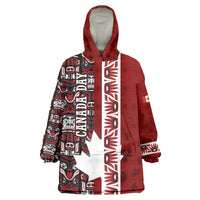 Canada Day Indigenous First Nations Wearable Blanket Hoodie Tribal Haida Totem Art One Nation
