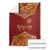 Kyrgyzstan National Symbol Blanket Traditional Golden Pattern in Red and Gold