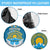 Kyrgyzstan Mountain Sunrise Spare Tire Cover with Blue with Eagle, Sun, and National Flag Design