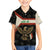 Iraq Golden Eagle Emblem Hawaiian Shirt with Flag Stripes and National Arabic Script Design - Wonder Print Shop