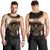Iraq Golden Eagle Emblem Men Tank Top with Flag Stripes and National Arabic Script Design - Wonder Print Shop
