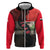 Iraq Flag Texture Hoodie with Golden Eagle Emblem and Cracked Earth Background Design - Wonder Print Shop