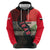 Iraq Flag Texture Zip Hoodie with Golden Eagle Emblem and Cracked Earth Background Design - Wonder Print Shop