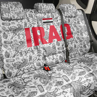 Iraq Ancient Mesopotamian Lamassu Back Car Seat Cover with Mythical Motif Design - Wonder Print Shop