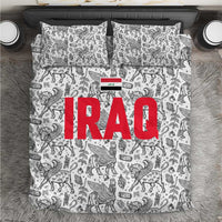Iraq Ancient Mesopotamian Lamassu Bedding Set with Mythical Motif Design - Wonder Print Shop