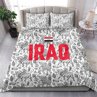 Iraq Ancient Mesopotamian Lamassu Bedding Set with Mythical Motif Design - Wonder Print Shop