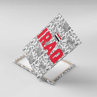 Iraq Ancient Mesopotamian Lamassu Canvas Wall Art with Mythical Motif Design - Wonder Print Shop