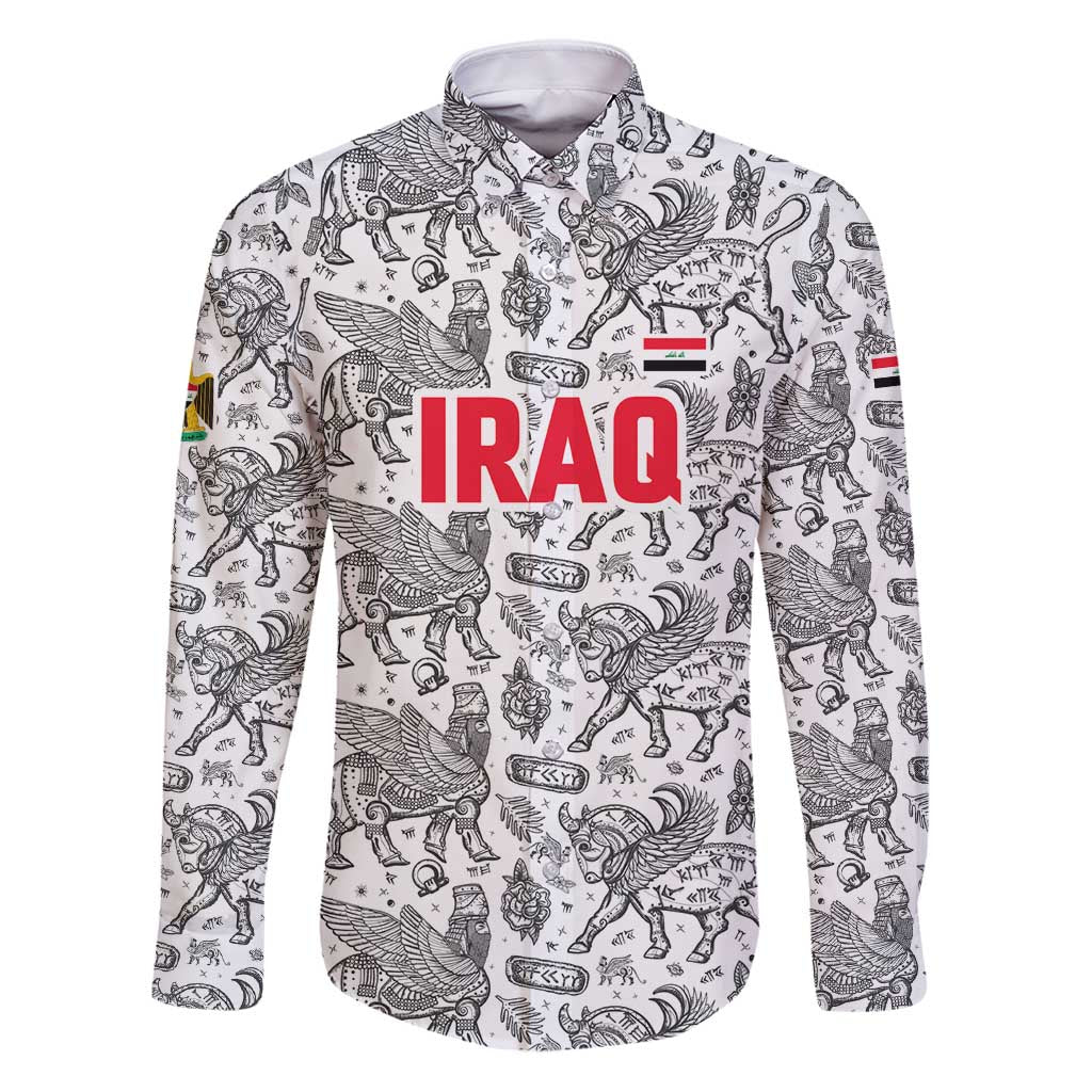 Iraq Ancient Mesopotamian Lamassu Family Matching Puletasi and Hawaiian Shirt with Mythical Motif Design - Wonder Print Shop