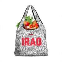 Iraq Ancient Mesopotamian Lamassu Grocery Bag with Mythical Motif Design - Wonder Print Shop