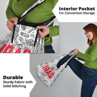 Iraq Ancient Mesopotamian Lamassu Grocery Bag with Mythical Motif Design - Wonder Print Shop