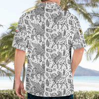 Iraq Ancient Mesopotamian Lamassu Hawaiian Shirt with Mythical Motif Design - Wonder Print Shop