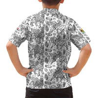 Iraq Ancient Mesopotamian Lamassu Kid Hawaiian Shirt with Mythical Motif Design - Wonder Print Shop