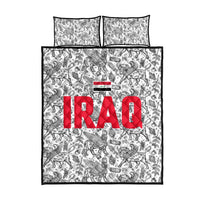 Iraq Ancient Mesopotamian Lamassu Quilt Bed Set with Mythical Motif Design - Wonder Print Shop