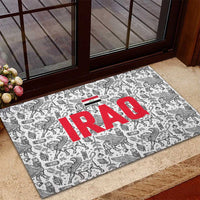 Iraq Ancient Mesopotamian Lamassu Rubber Doormat with Mythical Motif Design - Wonder Print Shop