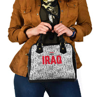 Iraq Ancient Mesopotamian Lamassu Shoulder Handbag with Mythical Motif Design - Wonder Print Shop