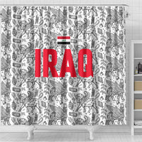 Iraq Ancient Mesopotamian Lamassu Shower Curtain with Mythical Motif Design - Wonder Print Shop