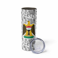 Iraq Ancient Mesopotamian Lamassu Skinny Tumbler with Mythical Motif Design - Wonder Print Shop