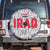 Iraq Ancient Mesopotamian Lamassu Spare Tire Cover with Mythical Motif Design - Wonder Print Shop