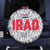 Iraq Ancient Mesopotamian Lamassu Spare Tire Cover with Mythical Motif Design - Wonder Print Shop