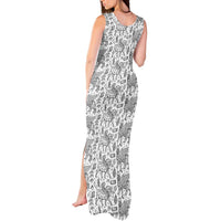 Iraq Ancient Mesopotamian Lamassu Tank Maxi Dress with Mythical Motif Design - Wonder Print Shop