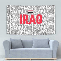 Iraq Ancient Mesopotamian Lamassu Tapestry with Mythical Motif Design - Wonder Print Shop