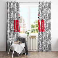 Iraq Ancient Mesopotamian Lamassu Window Curtain with Mythical Motif Design - Wonder Print Shop