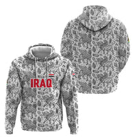 Iraq Ancient Mesopotamian Lamassu Zip Hoodie with Mythical Motif Design - Wonder Print Shop