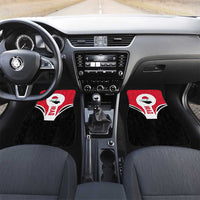 Iraq Car Mats with Lamassu Mythical Creature and National Map Design - Wonder Print Shop