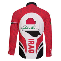 Iraq Family Matching Puletasi and Hawaiian Shirt with Lamassu Mythical Creature and National Map Design - Wonder Print Shop