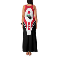 Iraq Family Matching Tank Maxi Dress and Hawaiian Shirt with Lamassu Mythical Creature and National Map Design - Wonder Print Shop