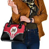 Iraq Shoulder Handbag with Lamassu Mythical Creature and National Map Design - Wonder Print Shop